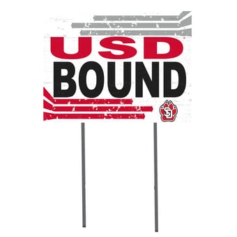 South Dakota Coyotes 18'' x 24'' Bound Yard Sign