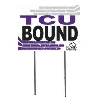 TCU Horned Frogs 18'' x 24'' Bound Yard Sign