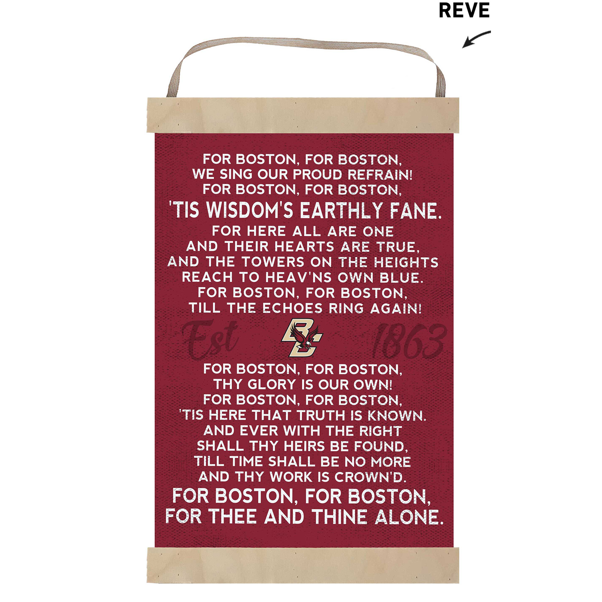 Boston College Eagles 12'' x 20'' Fight Song Banner Sign