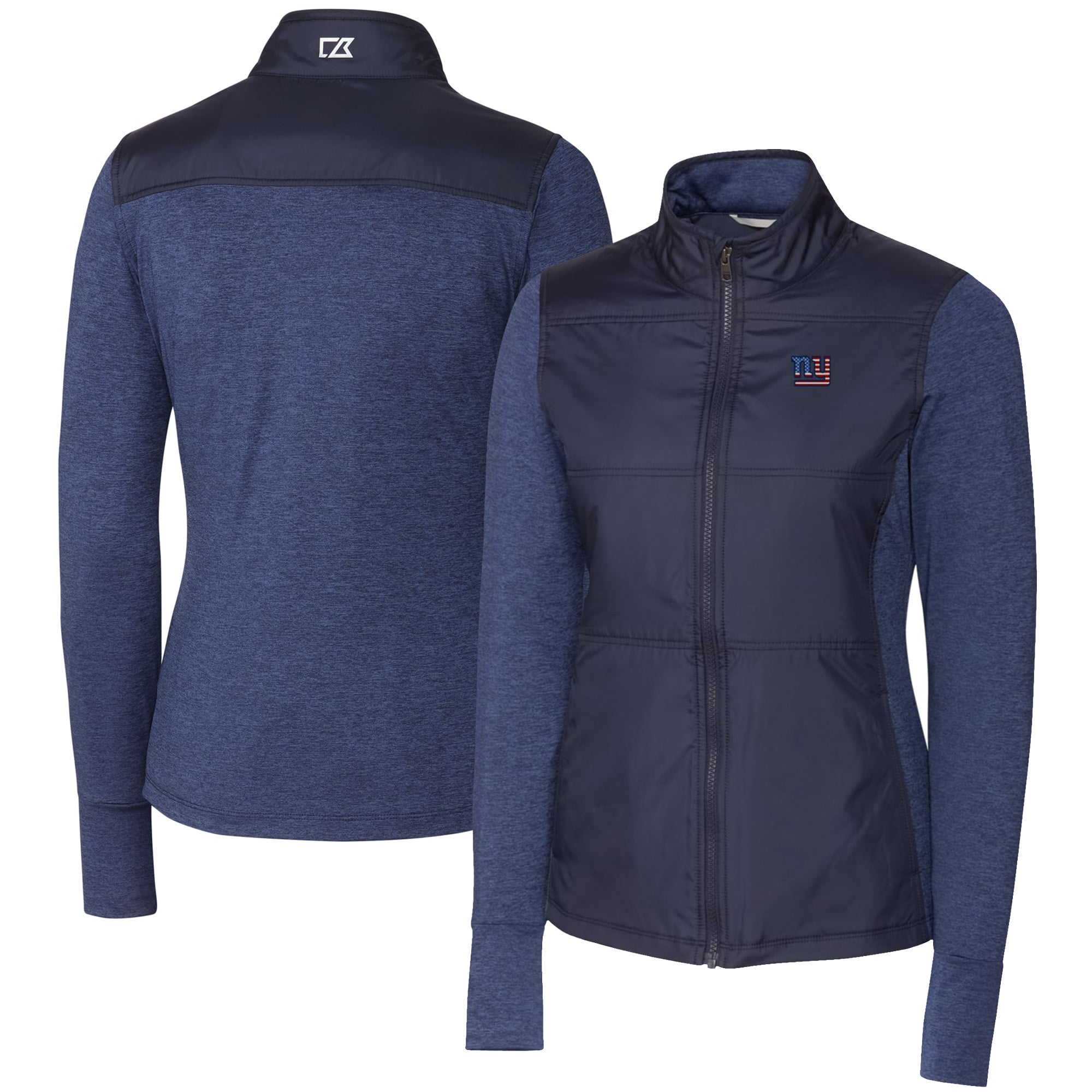 Women’s Cutter & Buck Navy New York Giants Stealth Full-Zip Jacket Women’s Cutter & Buck Navy New York Giants Stealth Full-Zip Jacket