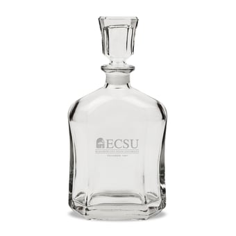 ECSU Vikings 23.75oz. Crystal Whisky Decanter