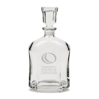 CCD CityHawks 23.75oz. Crystal Whisky Decanter
