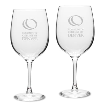 CCD CityHawks 19oz. 2-Piece Traditional Robusto Red Wine Table Glass Set