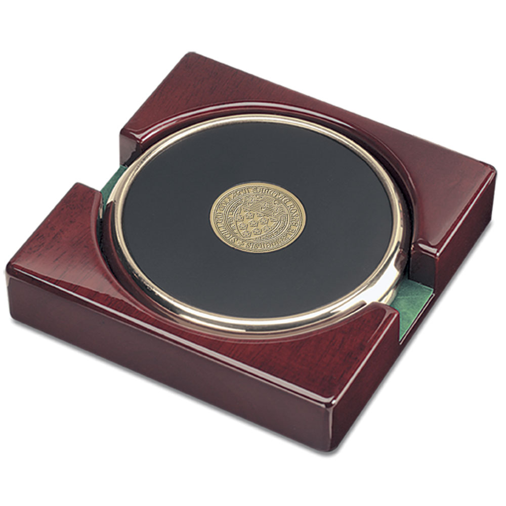 Gold Saint Rose Golden Knights 2-Piece Coaster Set