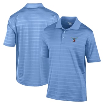 Men's Champion Blue Delaware State Hornets Relaxed Fit Textured Solid Polo