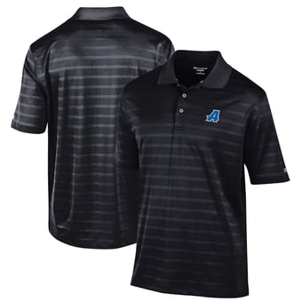 Men's Champion Black Assumption Greyhounds Relaxed Fit Textured Solid Polo