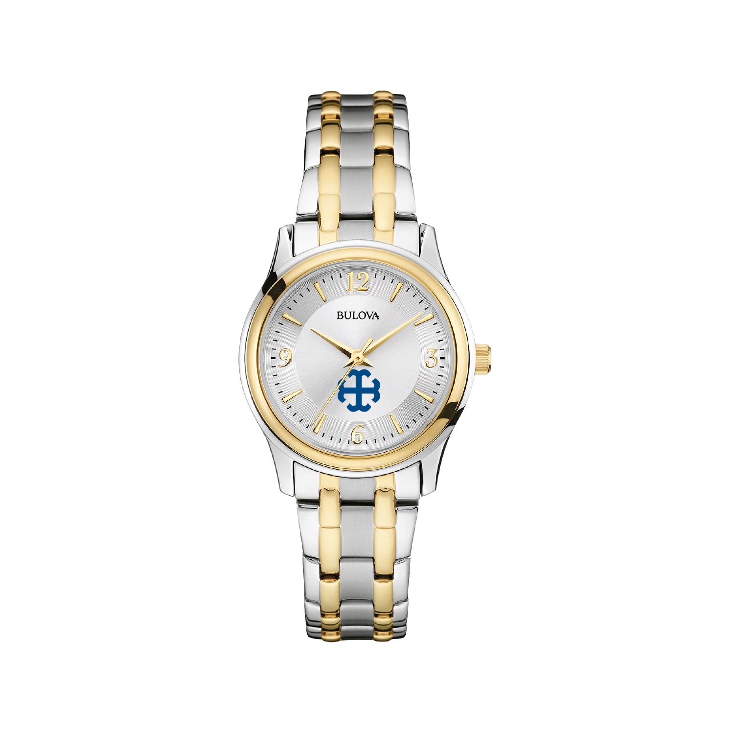 Women's Bulova Silver Saint Mary's Belles Classic Two-Tone Round Watch