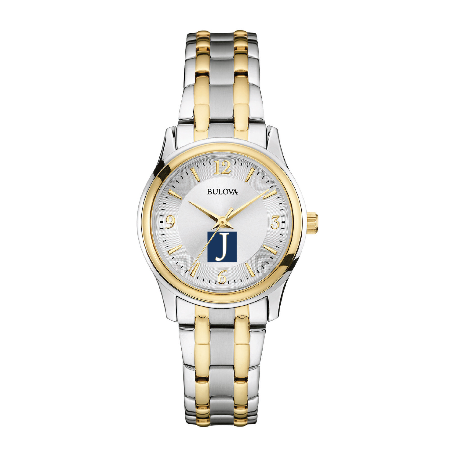 Women's Bulova Silver Juniata Eagles Classic Two-Tone Round Watch
