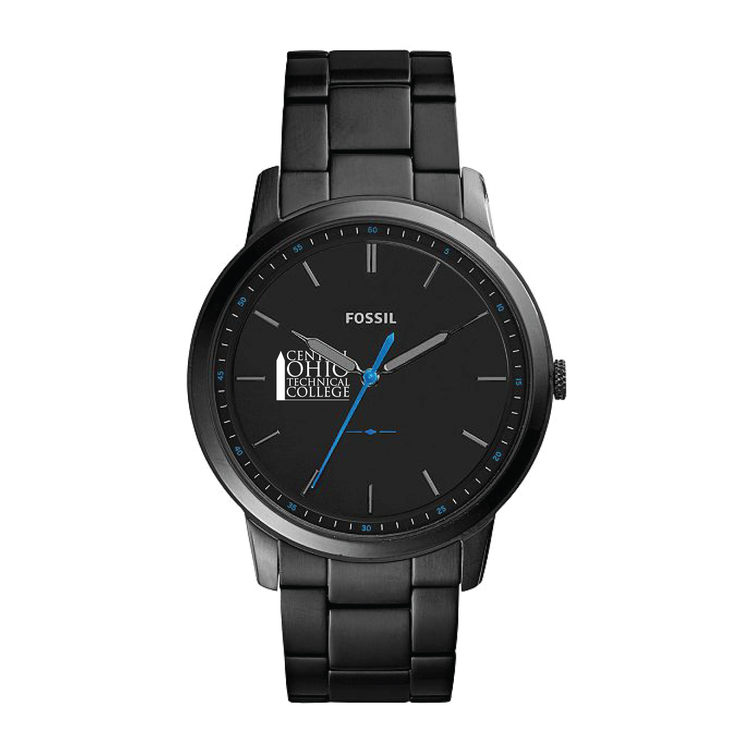 Fossil Black Central Ohio Technical College The Minimalist Slim Stainless Steel Watch