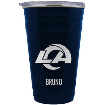 Los Angeles Rams Team Logo 22oz. Personalized Tailgater Travel Tumbler