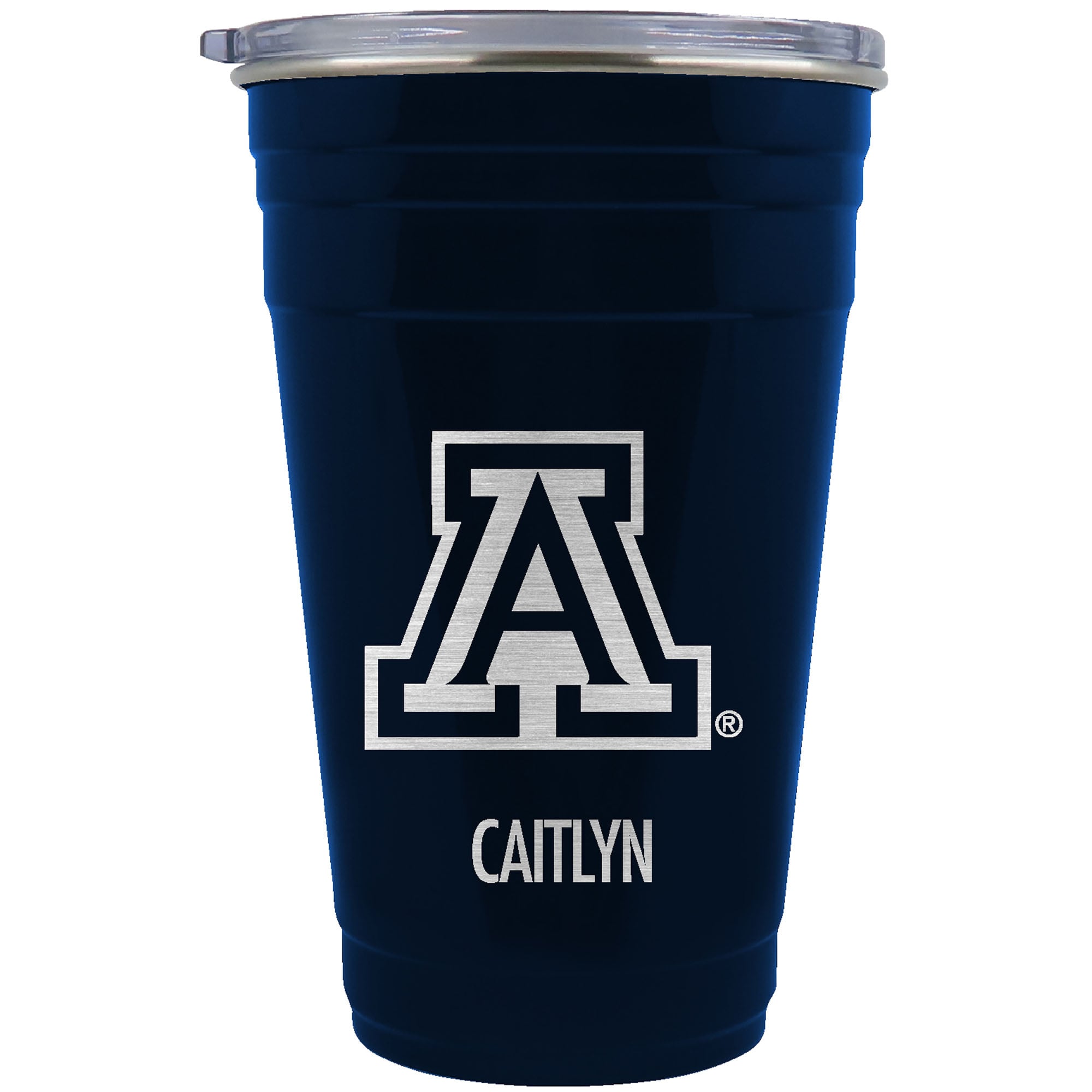 Arizona Wildcats Team Logo 22oz. Personalized Tailgater Travel Tumbler