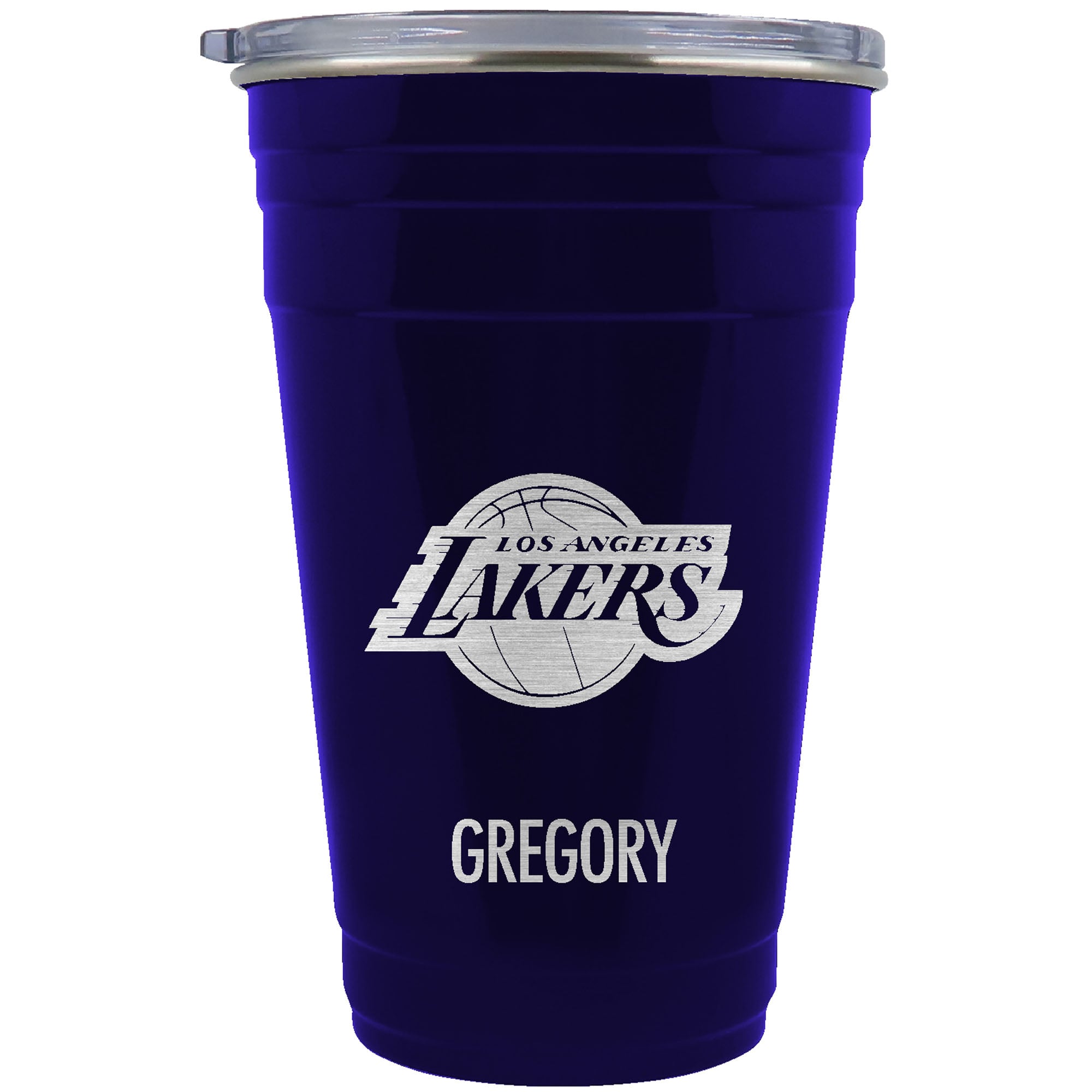 Los Angeles Lakers Team Logo 22oz. Personalized Tailgater Travel Tumbler