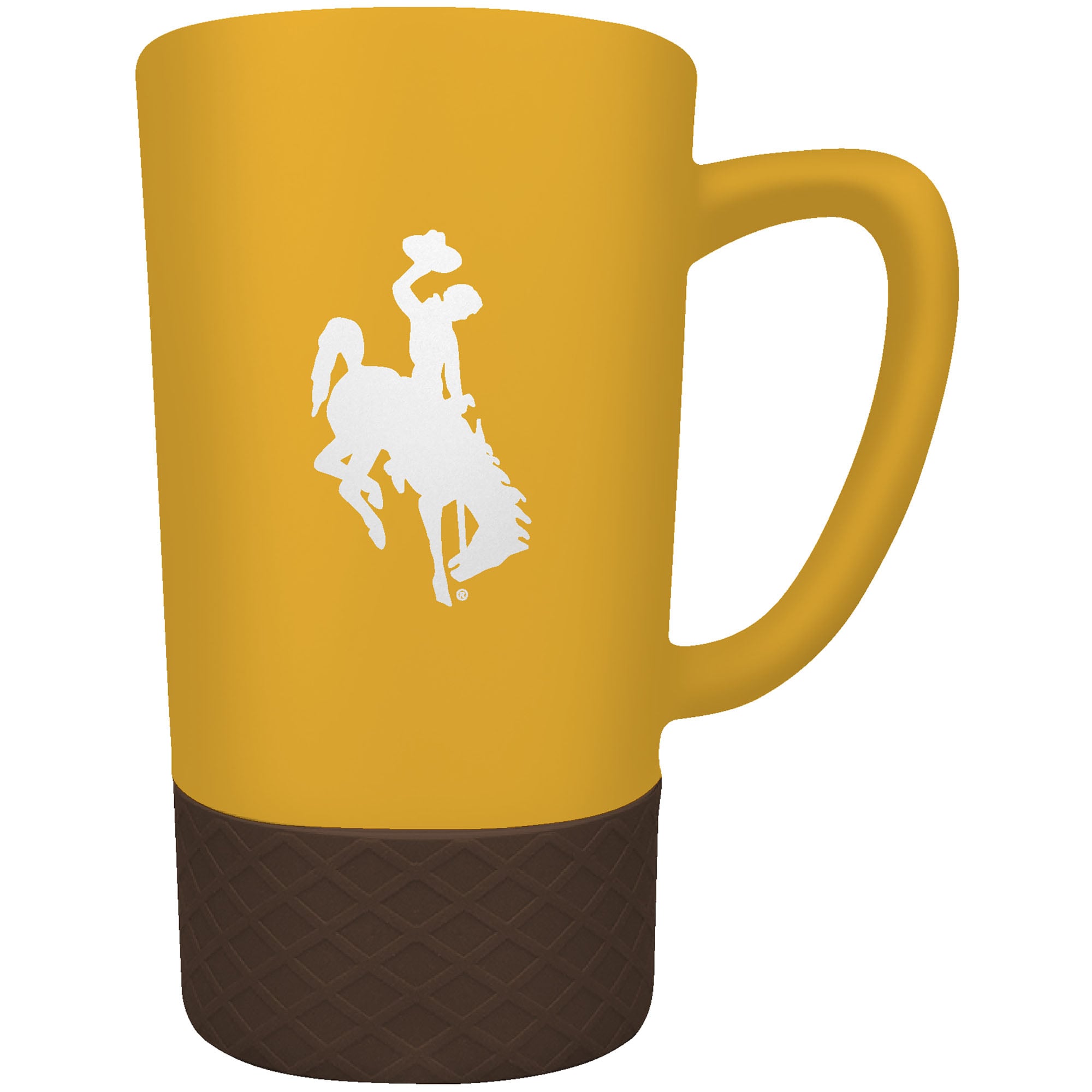 Wyoming Cowboys Team Logo 16oz. Laser Etched Jump Mug