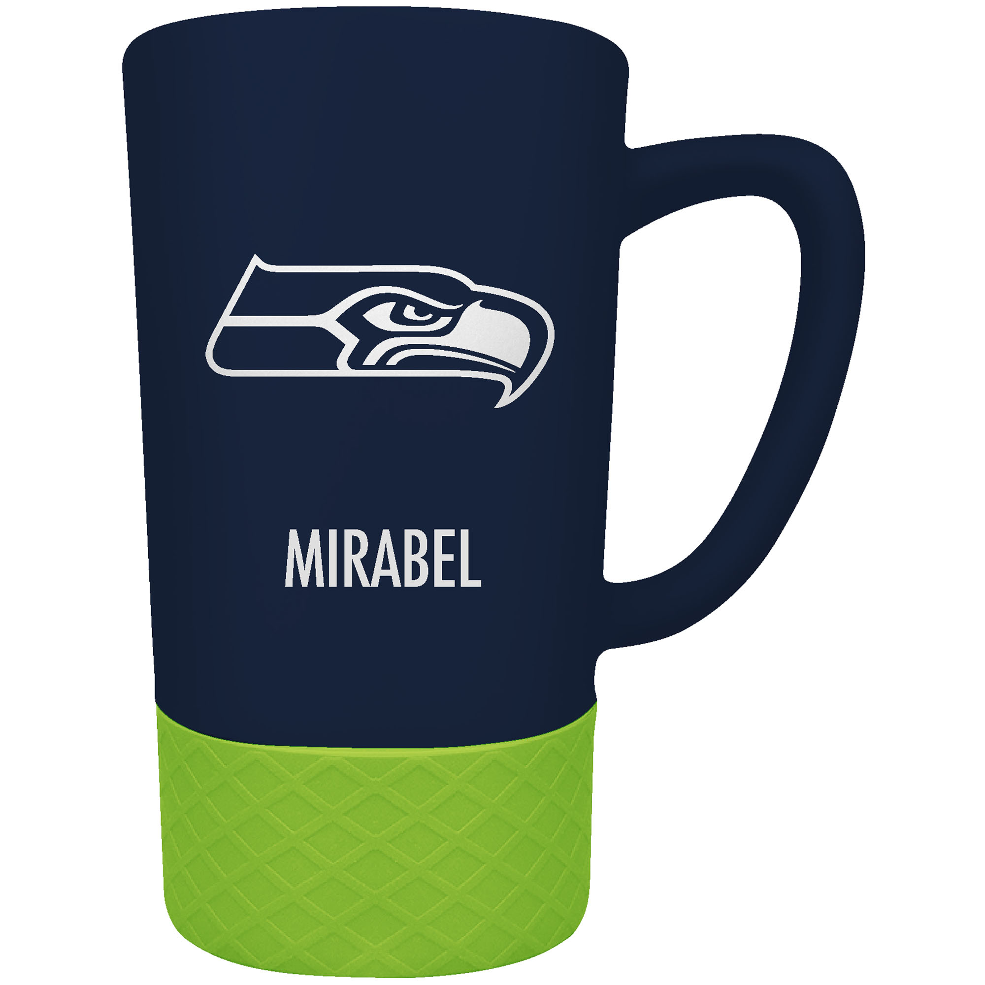 Seattle Seahawks Team Logo 16oz. Personalized Laser Etched Jump Mug
