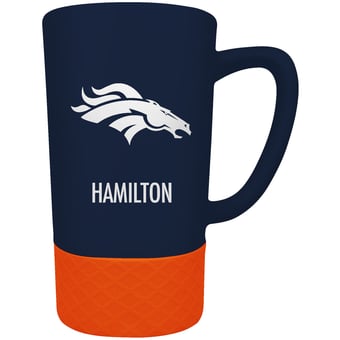 Denver Broncos Team Logo 16oz. Personalized Laser Etched Jump Mug