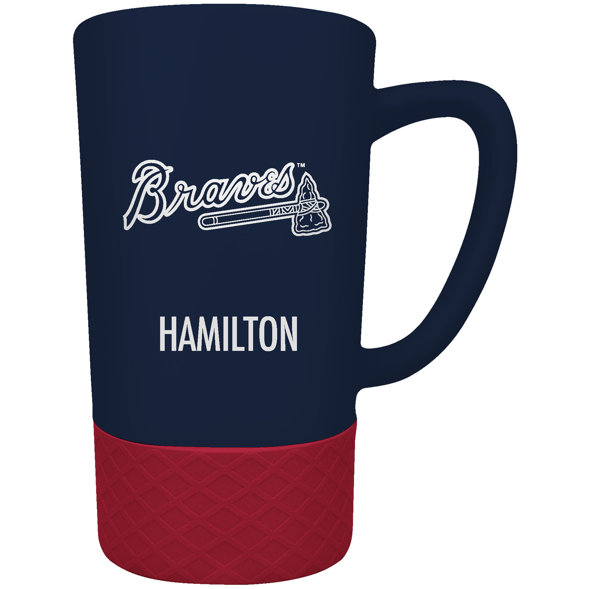 Atlanta Braves Team Logo 16oz. Personalized Laser Etched Jump Mug