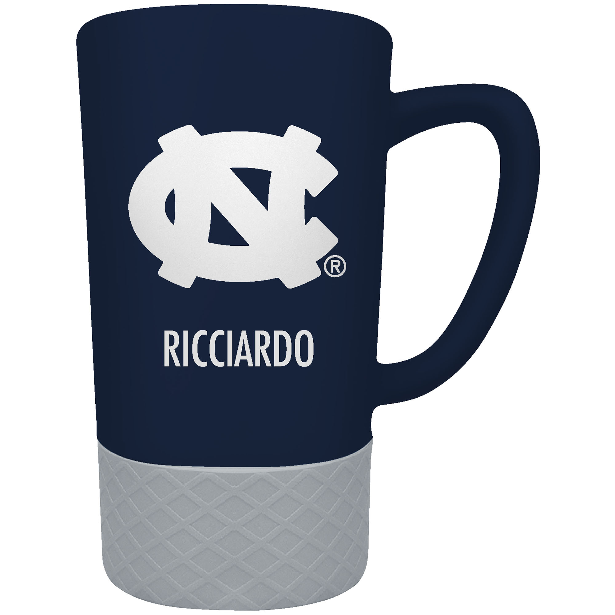 North Carolina Tar Heels Team Logo 16oz. Personalized Laser Etched Jump Mug