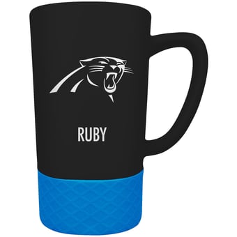 Carolina Panthers Team Logo 16oz. Personalized Laser Etched Jump Mug