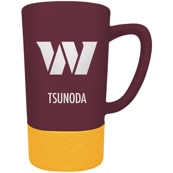 Washington Commanders Team Logo 16oz. Personalized Laser Etched Jump Mug