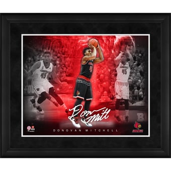 Donovan Mitchell Louisville Cardinals Facsimile Signature Framed 16" x 20" Stars of the Game Collage