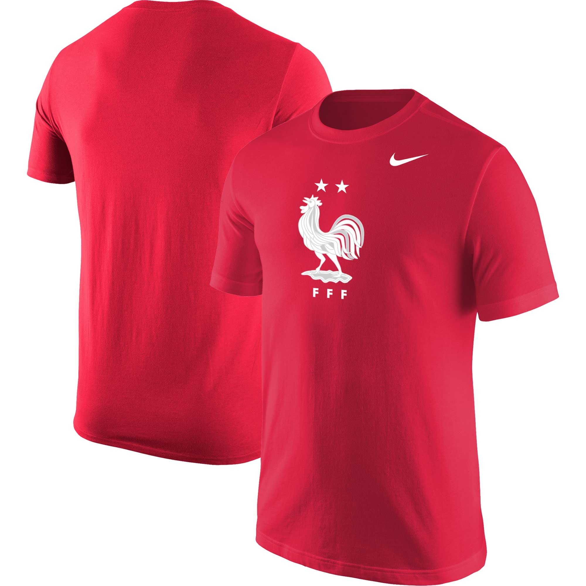 Men's Nike Red France National Team Core T-Shirt