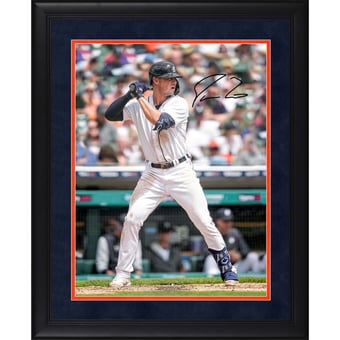 Spencer Torkelson Detroit Tigers Autographed Framed 16" x 20" Batting Stance Photograph