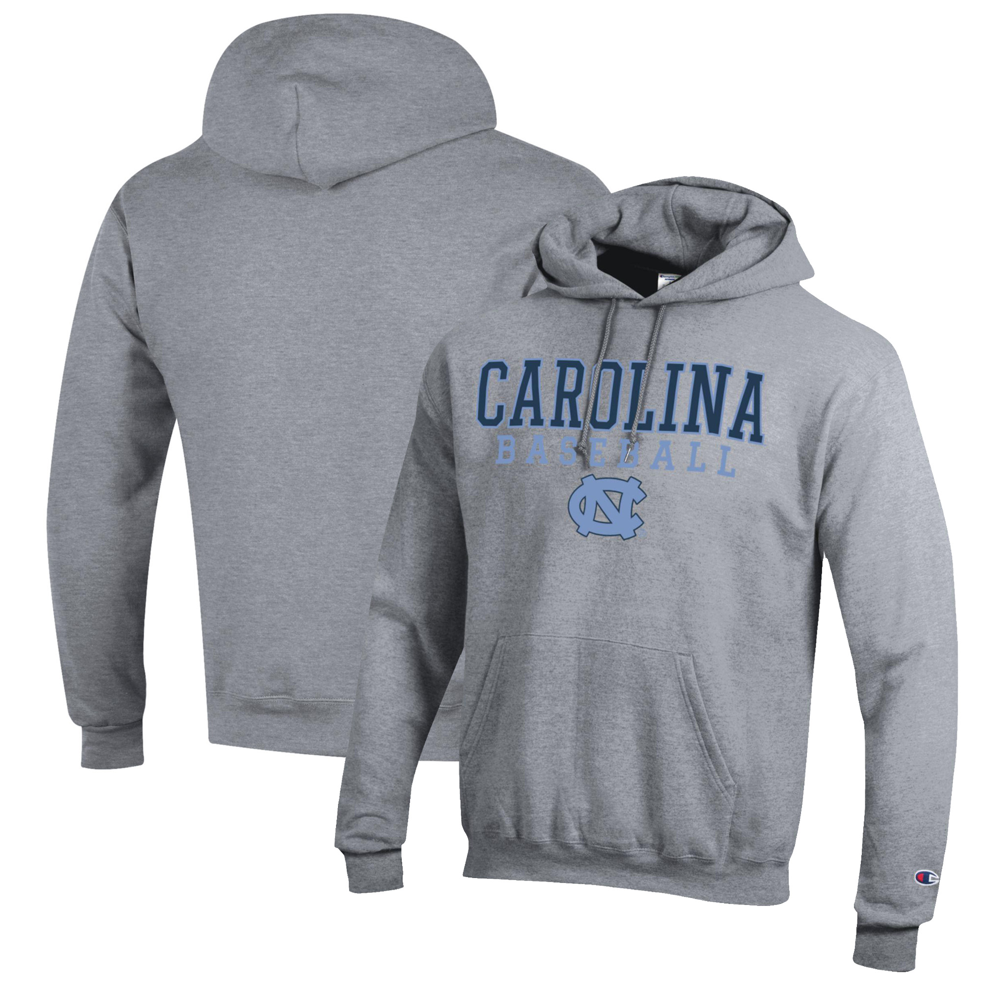 Men’s Champion Gray North Carolina Tar Heels Baseball Stack Pullover Hoodie Men’s Champion Gray North Carolina Tar Heels Baseball Stack Pullover Hoodie