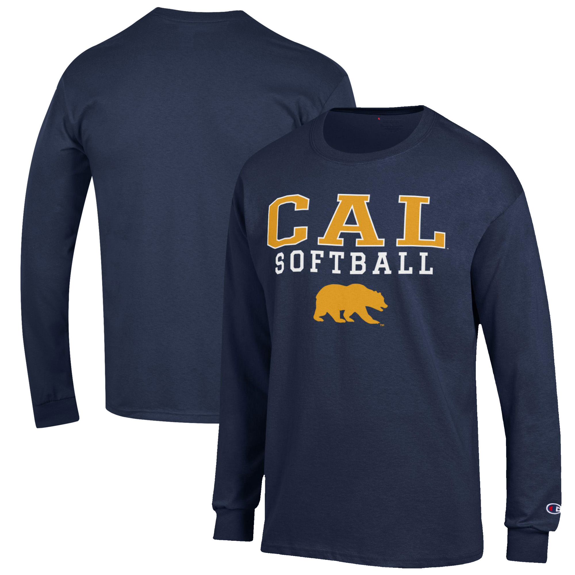 Men’s Champion Navy Cal Bears Softball Stack Long Sleeve T-Shirt Men’s Champion Navy Cal Bears Softball Stack Long Sleeve T-Shirt