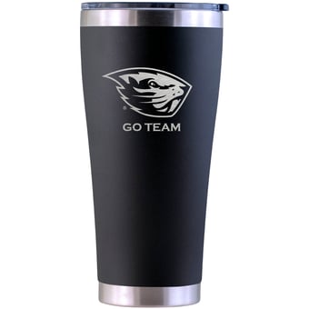 Oregon State Beavers Personalized 30oz. Laser Etched Black Tumbler