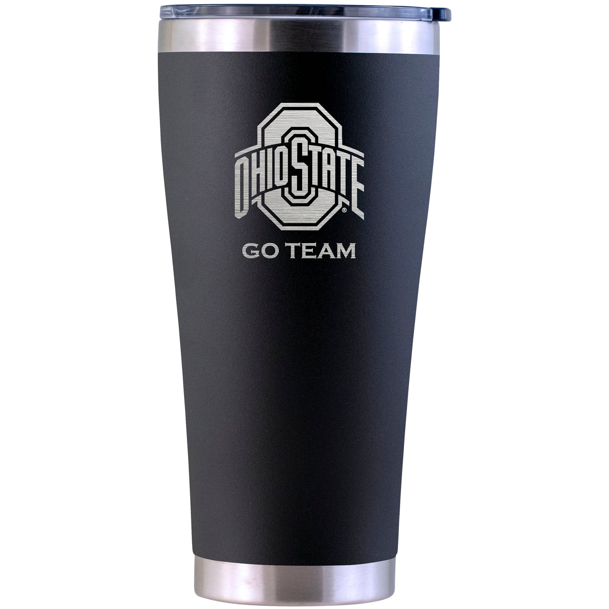 Ohio State Buckeyes Personalized 30oz. Laser Etched Black Tumbler