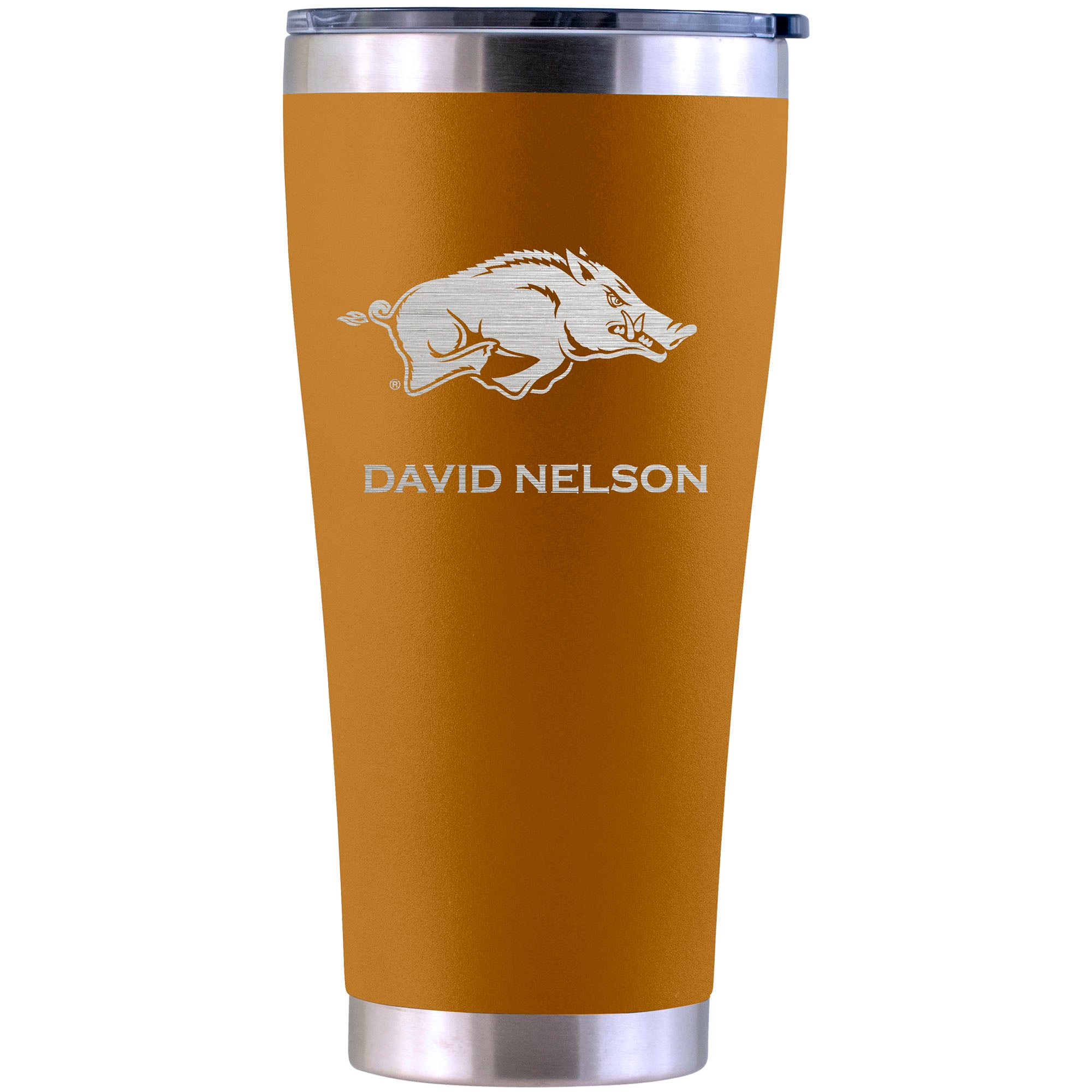 Arkansas Razorbacks Personalized 30oz. Laser Etched Canyon Tumbler
