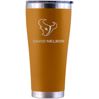 Houston Texans Personalized 30oz. Laser Etched Canyon Tumbler