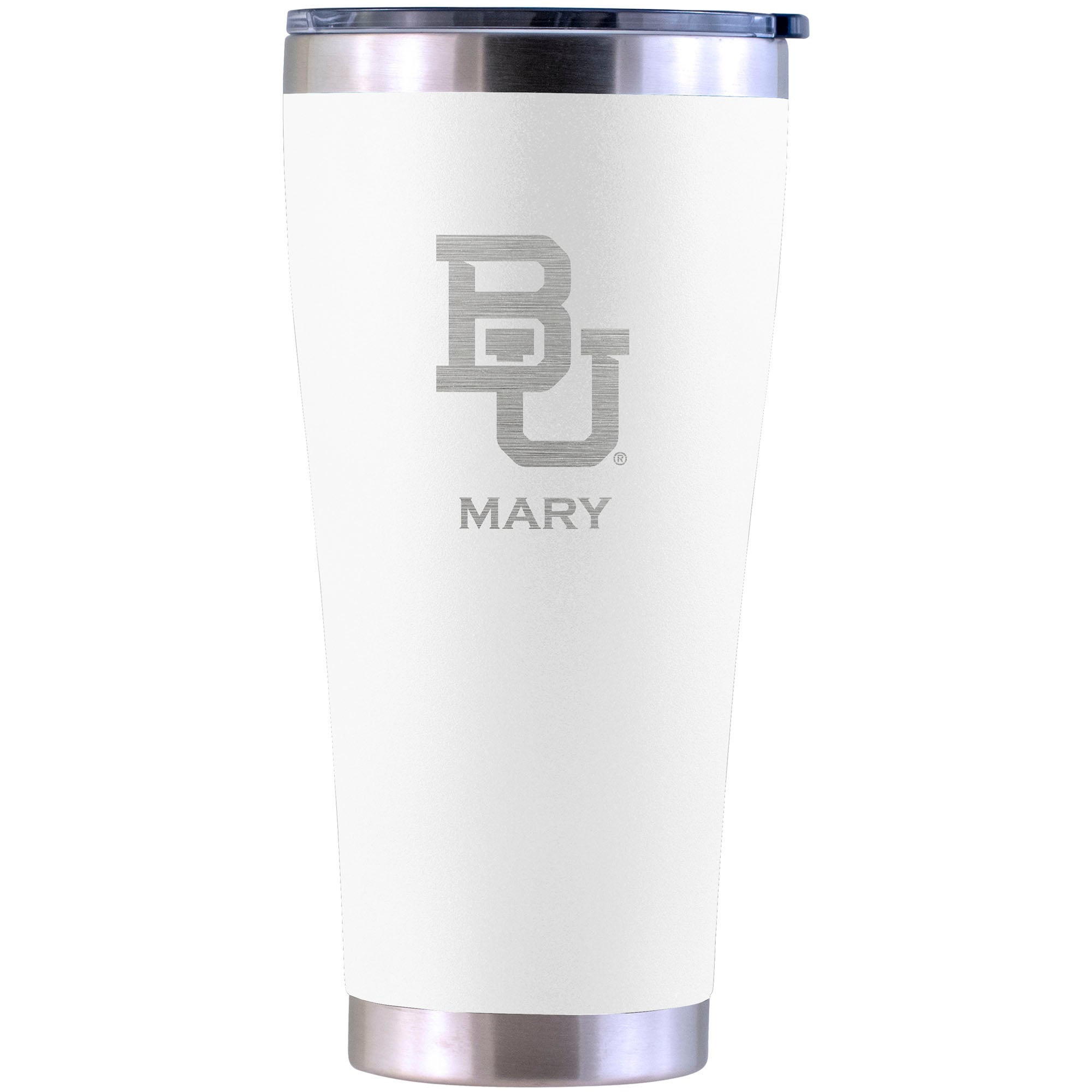 Baylor Bears Personalized 30oz. Laser Etched Tumbler
