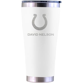 Indianapolis Colts Personalized 30oz. Laser Etched Tumbler