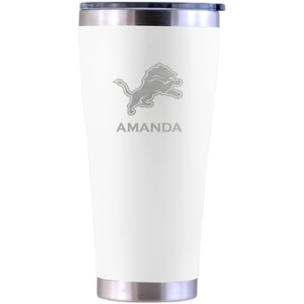 Detroit Lions Personalized 30oz. Laser Etched Tumbler