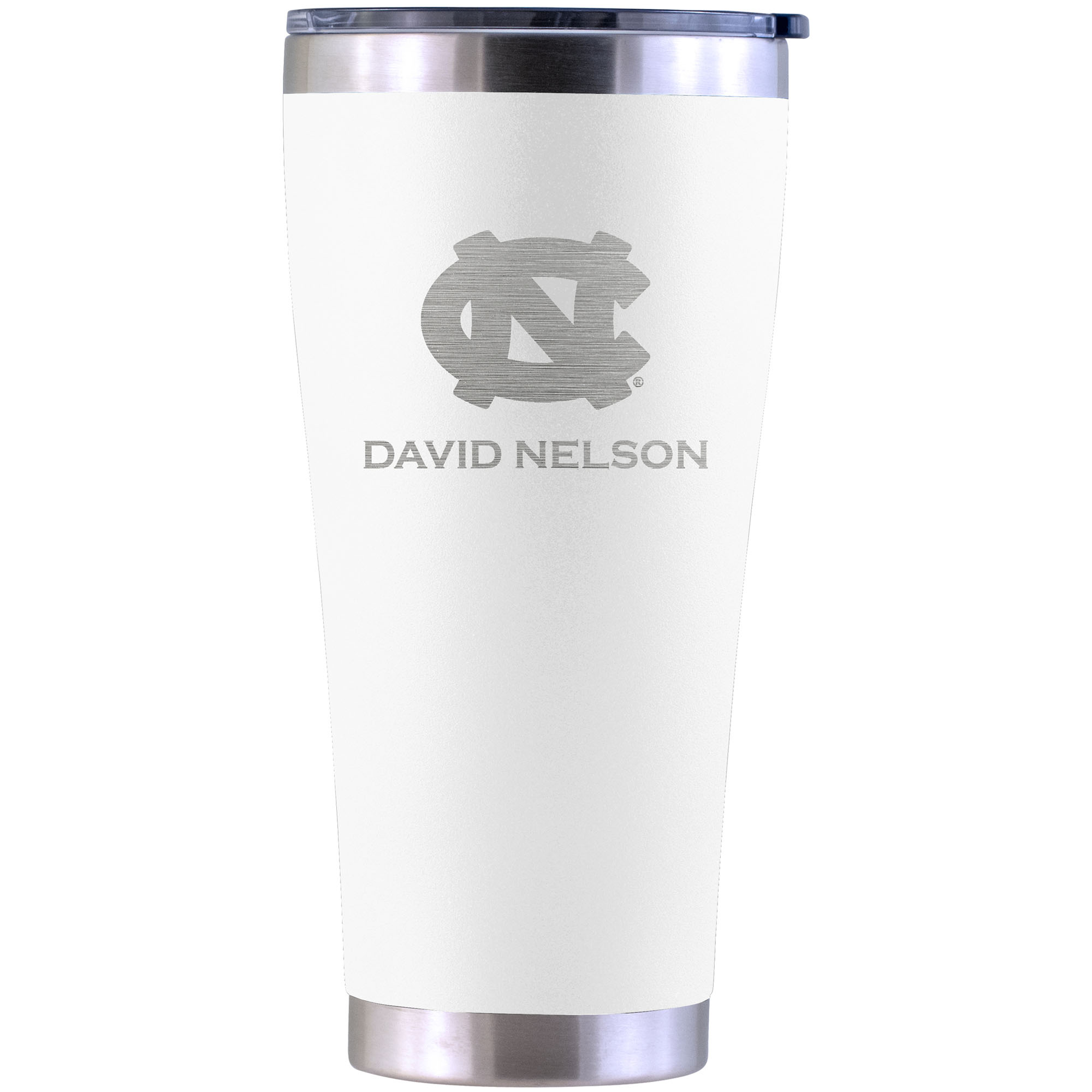 North Carolina Tar Heels Personalized 30oz. Laser Etched Tumbler