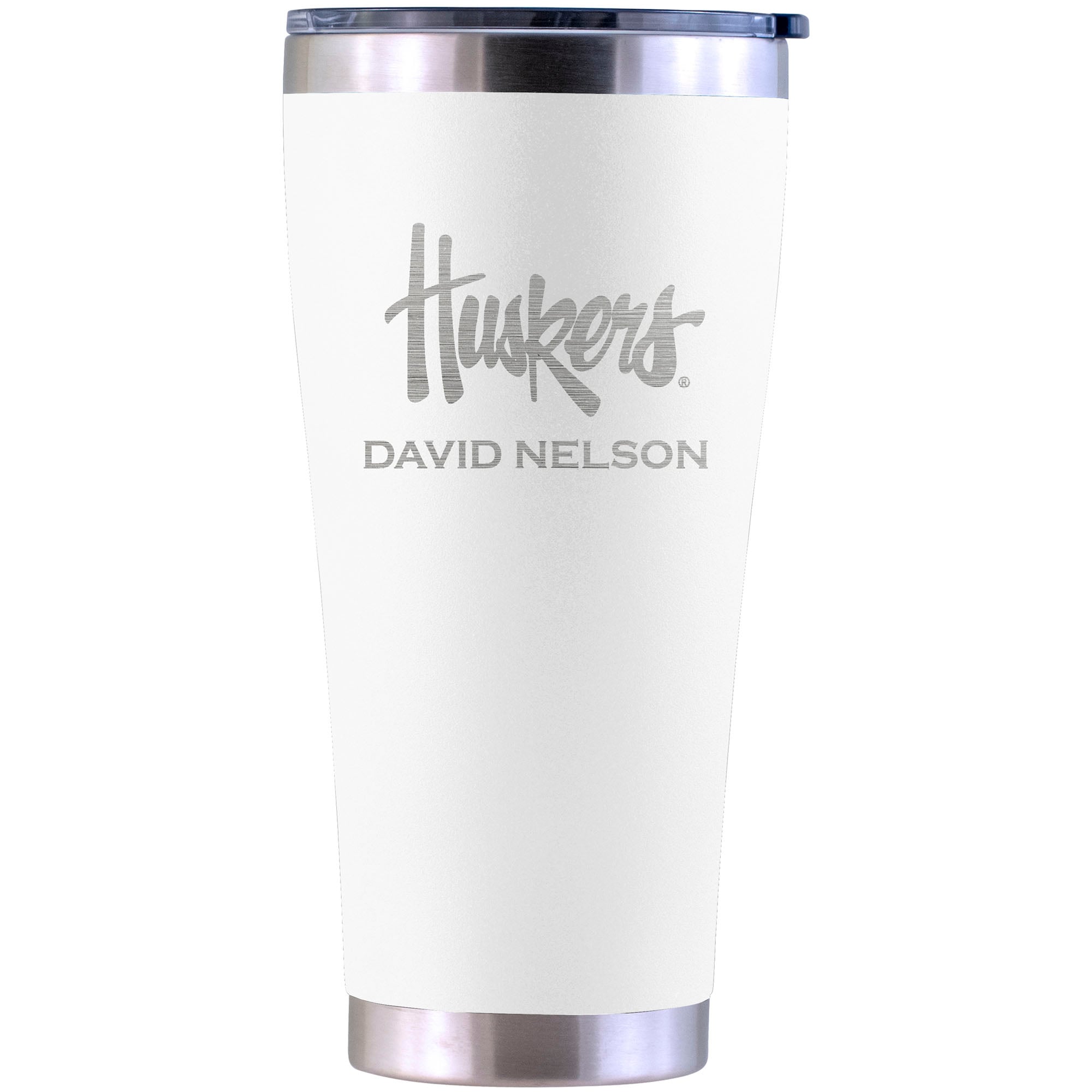 Nebraska Huskers Personalized 30oz. Laser Etched Tumbler