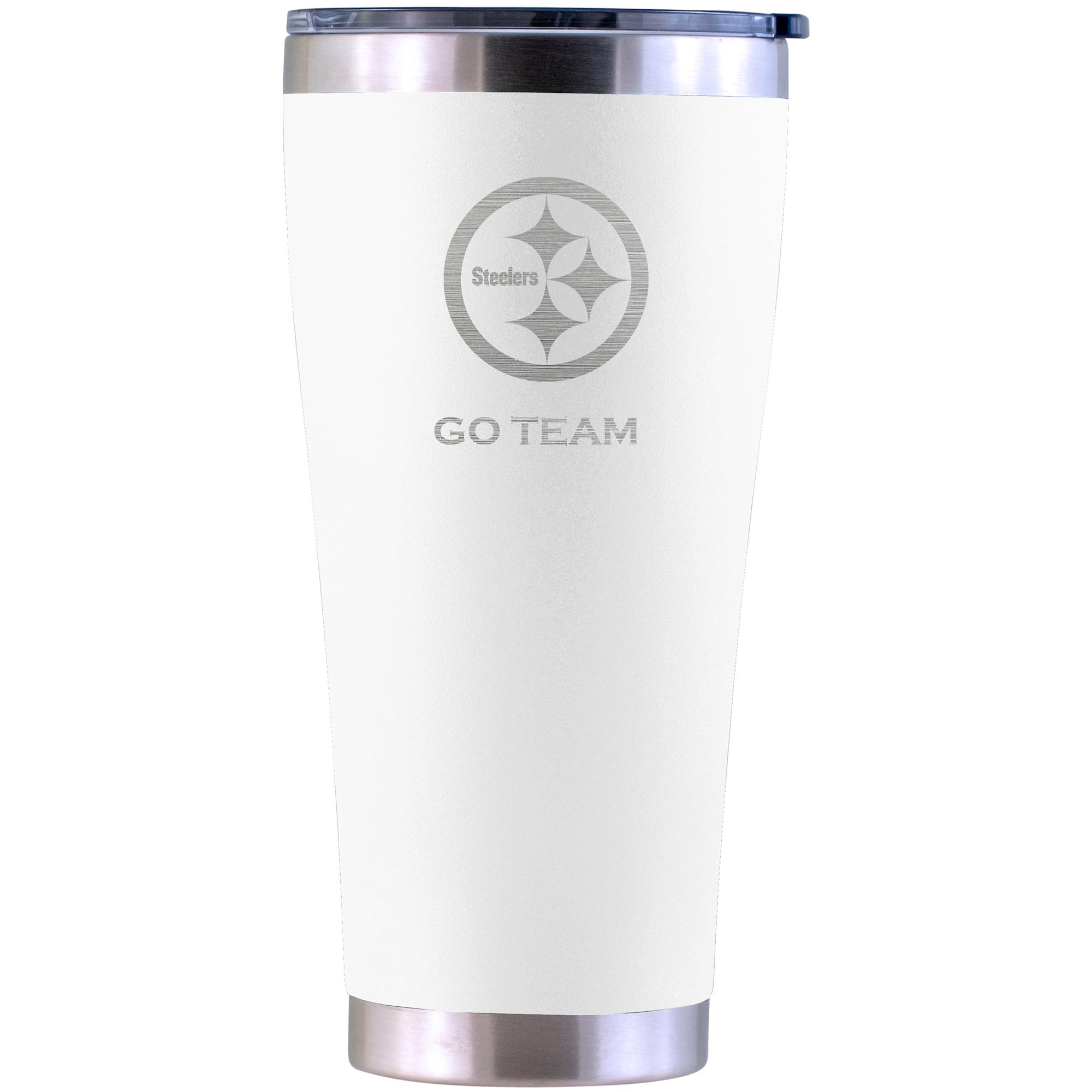 Pittsburgh Steelers Personalized 30oz. Laser Etched Tumbler