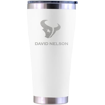 Houston Texans Personalized 30oz. Laser Etched Tumbler
