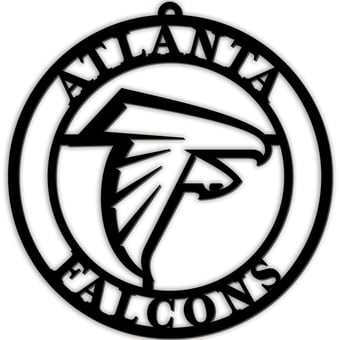 Black Atlanta Falcons 16'' Team Logo Cutout