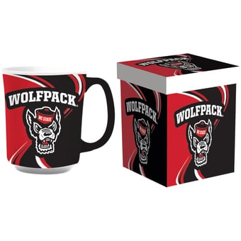 NC State Wolfpack 14oz. Ceramic Mug with Matching Box