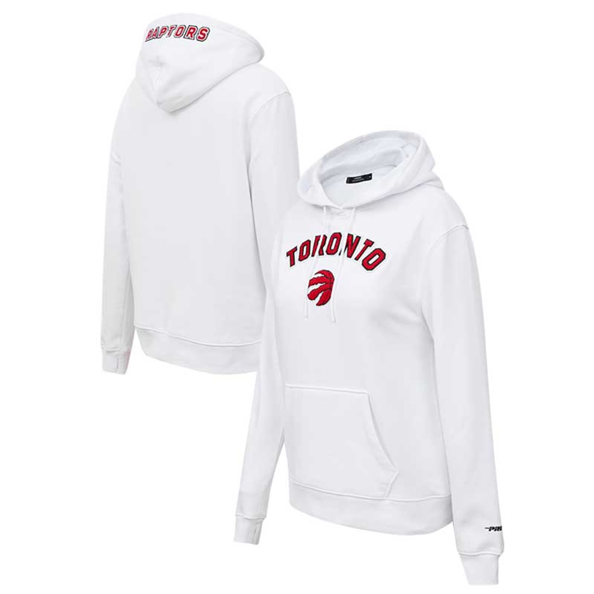 Women's Pro Standard White Toronto Raptors Classic - Pullover Hoodie