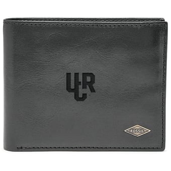 Men's Fossil UC Riverside Highlanders Leather Ryan RFID Flip ID Bifold Wallet