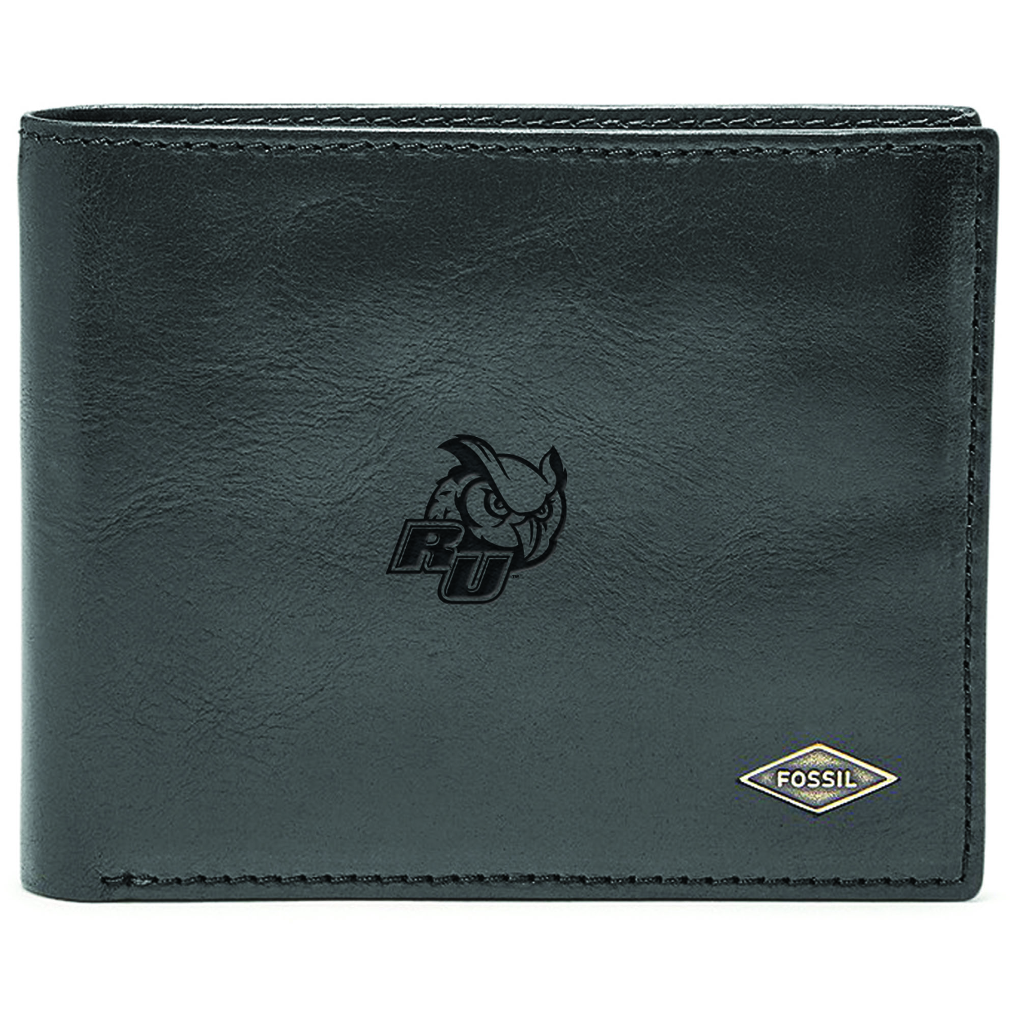 Men's Fossil Rowan Profs Leather Ryan RFID Flip ID Bifold Wallet
