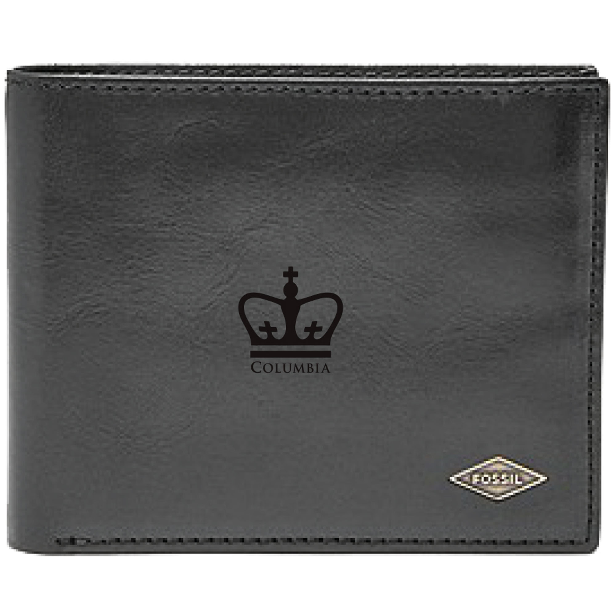 Men's Fossil Columbia University Leather Ryan RFID Flip ID Bifold Wallet