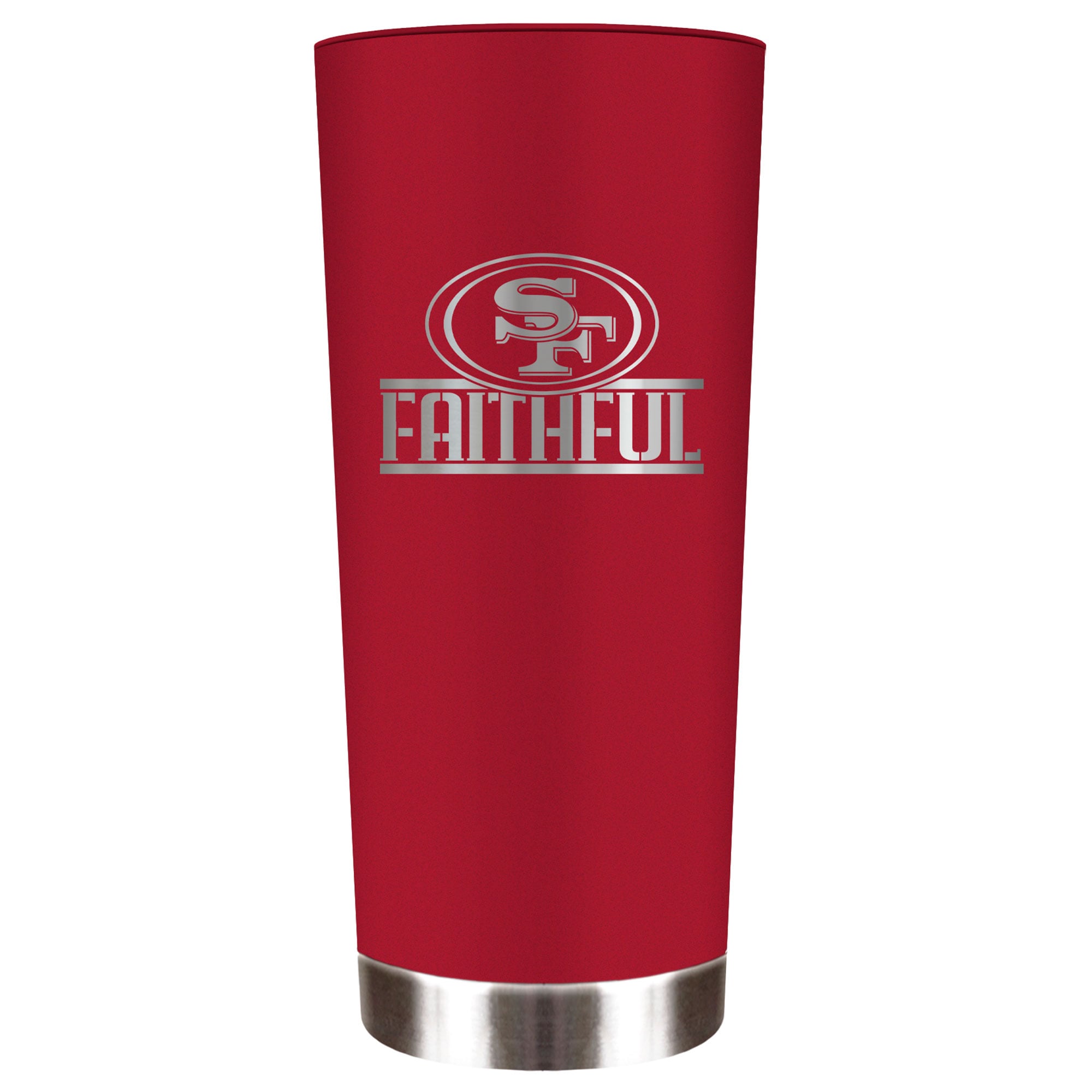 Scarlet San Francisco 49ers Faithful 18oz. Roadie Tumbler