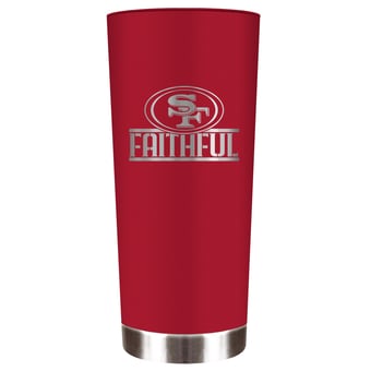 Scarlet San Francisco 49ers Faithful 18oz. Roadie Tumbler