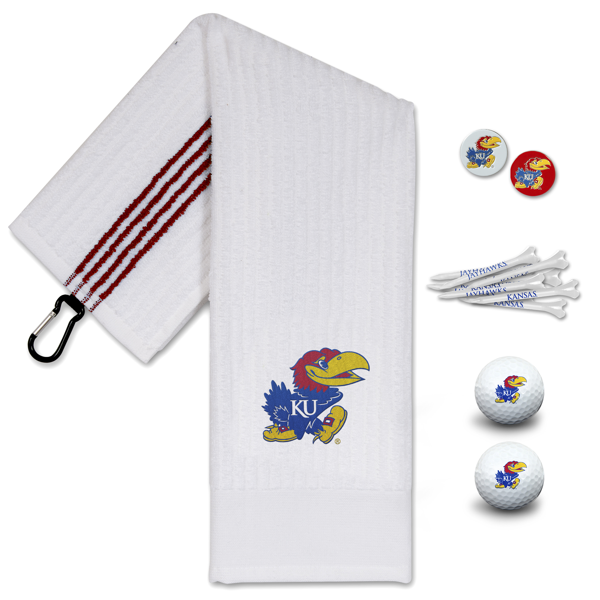 WinCraft Kansas Jayhawks Golfing Gift Set WinCraft Kansas Jayhawks Golfing Gift Set