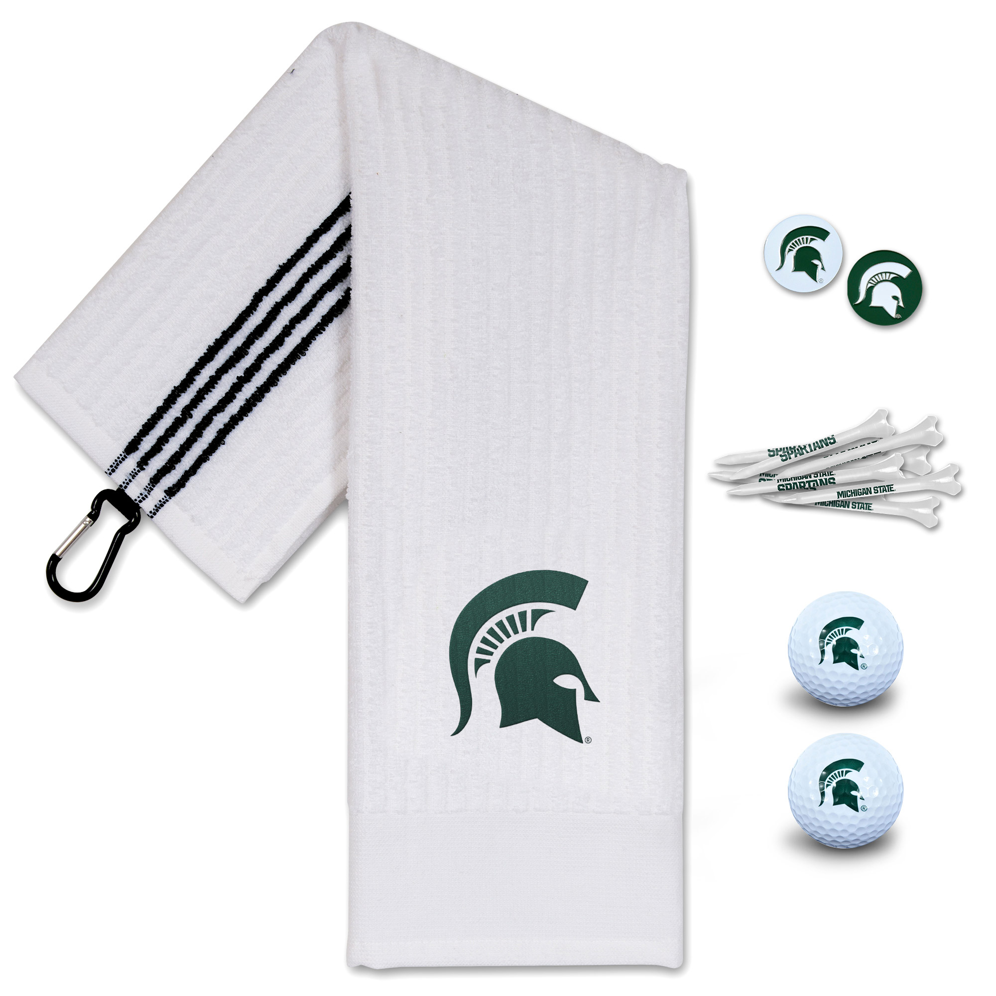 WinCraft Michigan State Spartans Golfing Gift Set WinCraft Michigan State Spartans Golfing Gift Set