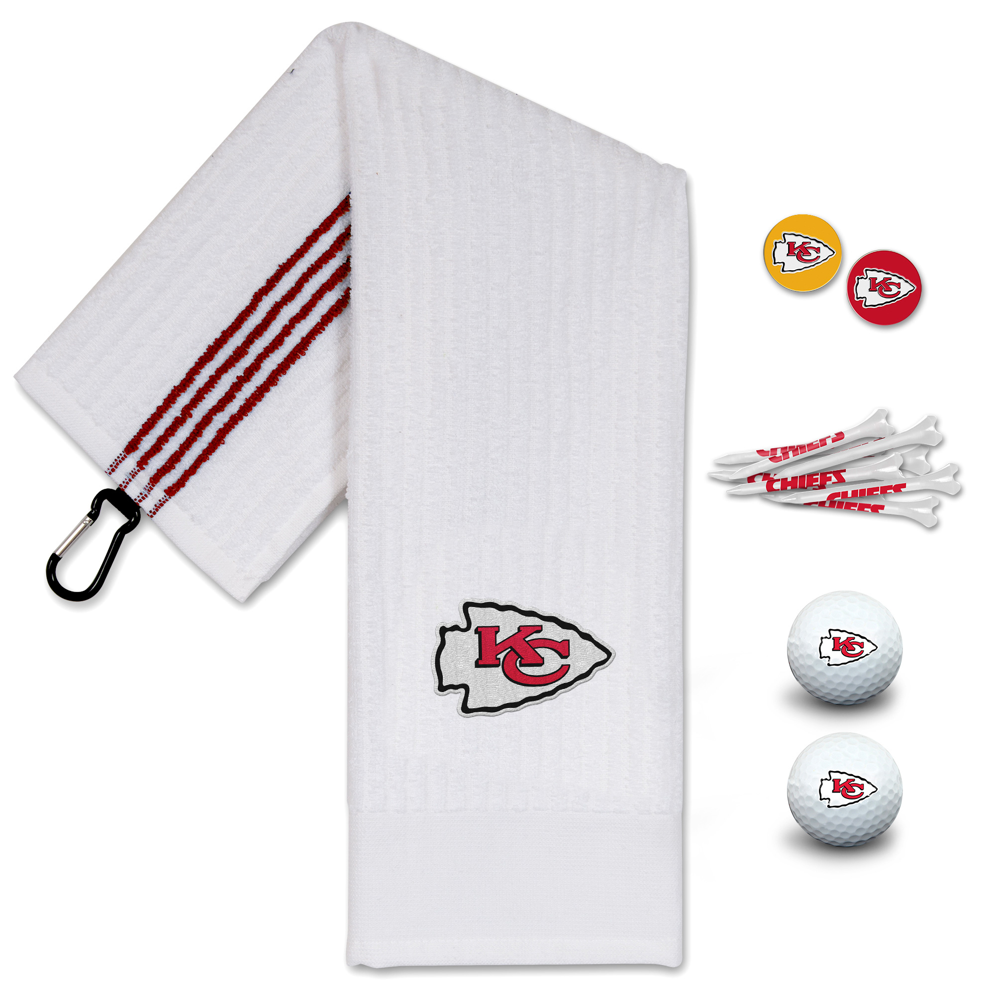 WinCraft Kansas City Chiefs Golfing Gift Set WinCraft Kansas City Chiefs Golfing Gift Set